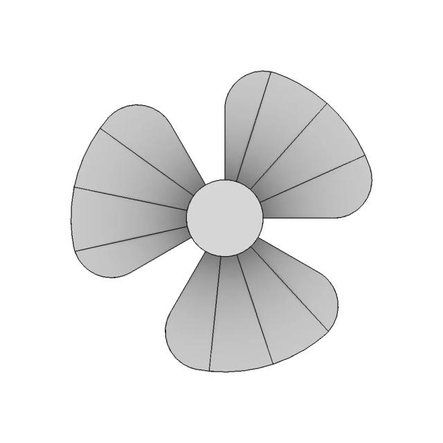 Basic Propeller - Downloadable CAD Representation