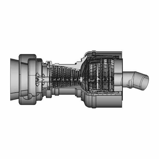 Gas Turbine Assembly | 3D Engineering Design File