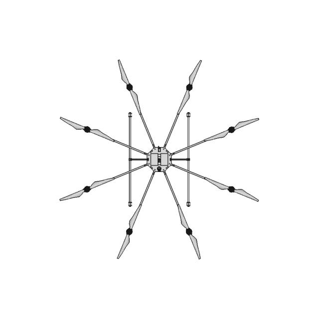 Octocopter Vtol Drone | 3D Engineering Design File