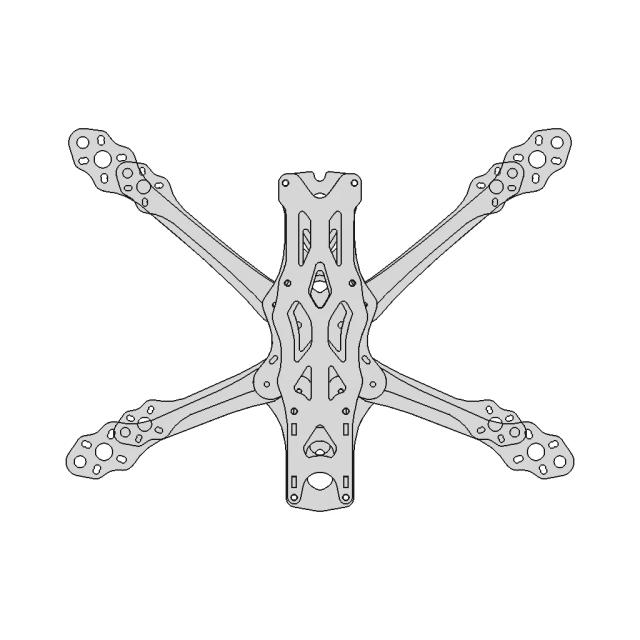 Apexdc 5'' Drone Frame - Standard Mechanical Component