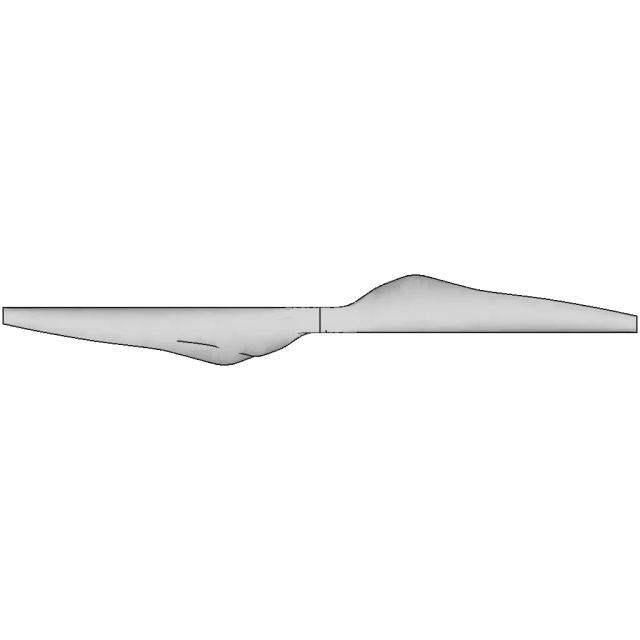 Kde-Cf305-Dp Propeller Blades, 30.5" X 9.7, Dual-Edition Series (Cw/Ccw Pair) | 3D Engineering Design File
