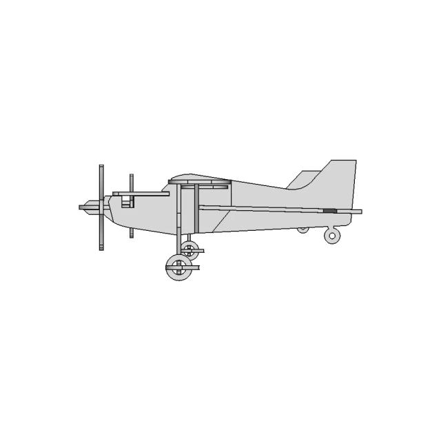 Airplane (Kukuruznik) | High-Quality CAD Model