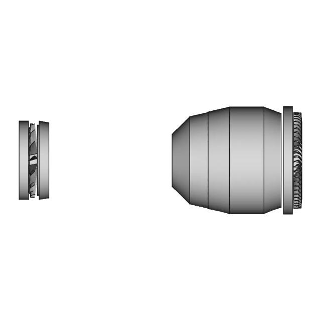 Parametric Design Of Gas Turbine | 3D Engineering Design File