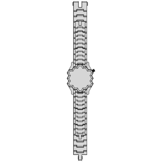Hexagon Watch | High-Quality CAD Model