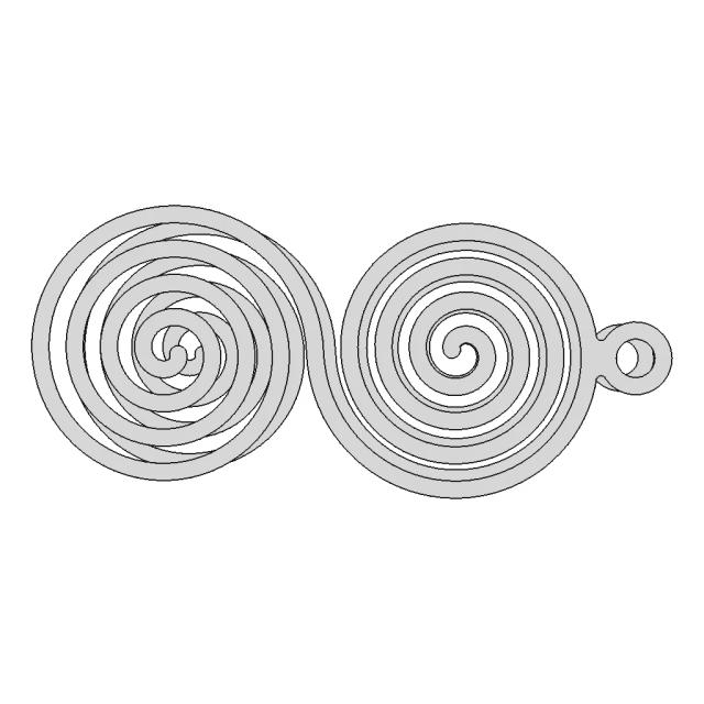 Spiral Keychain - Standard Mechanical Component