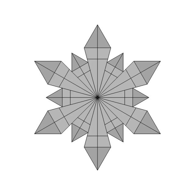 Crystal Star | High-Quality CAD Model