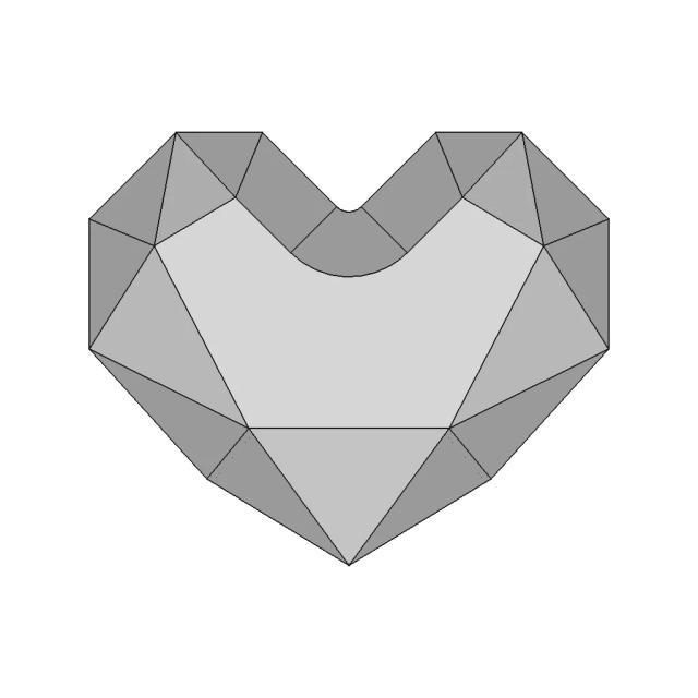 Heart Stone | High-Quality CAD Model