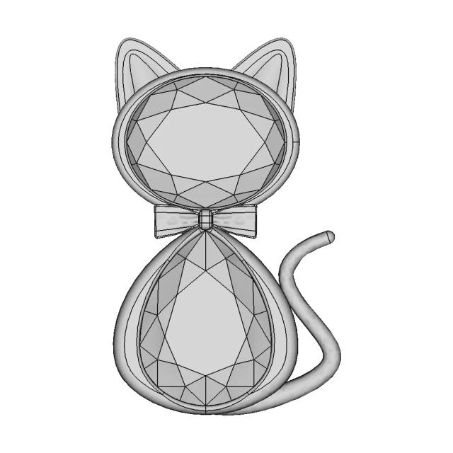 Cat Pendant - Standard Mechanical Component