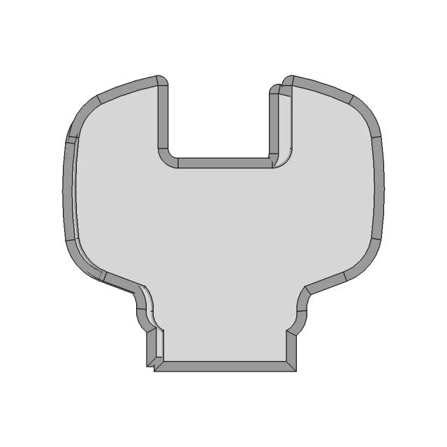 Yale 1000Ca Key Cover B1 - Downloadable CAD Representation
