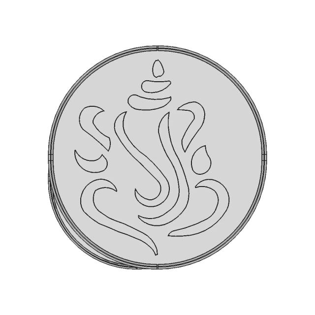 Lord Ganesh Glass Idol - Standard Mechanical Component