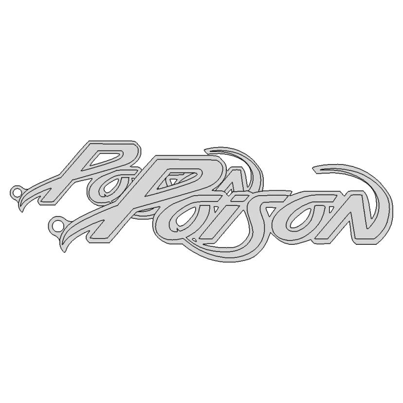 Poison Key Chain And Logo - Standard Mechanical Component