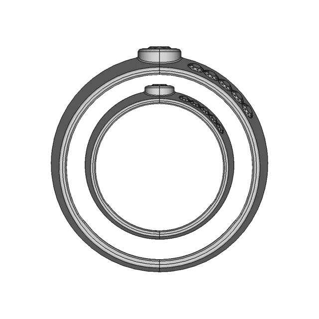 Fashion Jewellery Ring For Ladies | High-Quality CAD Model