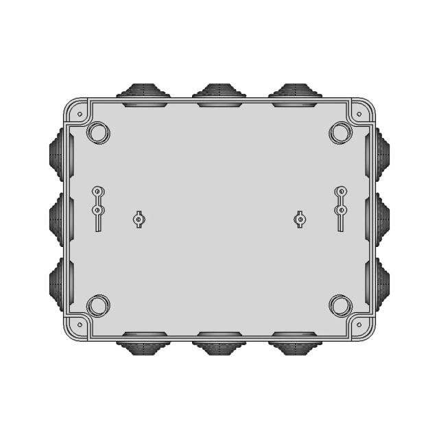 Mv-Ba25208 Electrical Box | High-Quality CAD Model