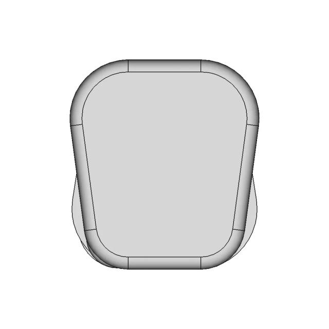 Plug Top 13A Square Pin - Standard Mechanical Component
