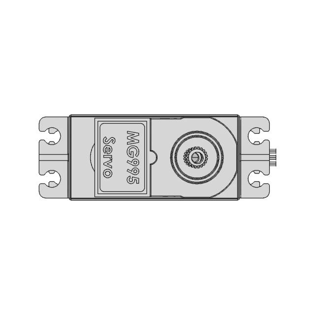 Servo Motor Mg 995 - Downloadable CAD Representation