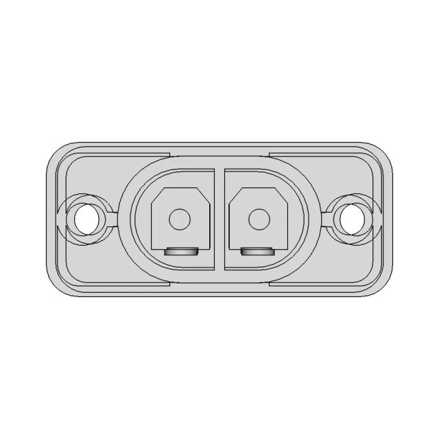 Iec C8 Mains Power Connector - Standard Mechanical Component