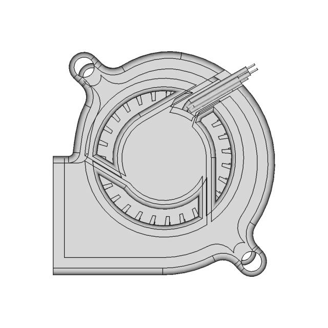 Fan Sunon Gbs1205 | High-Quality CAD Model