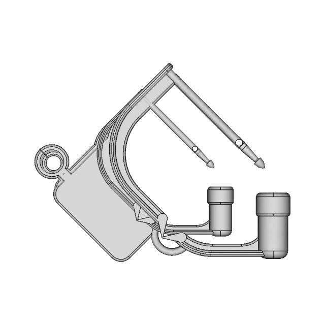 Medical Surgical Clip Lti254 (Moldable) | High-Quality CAD Model