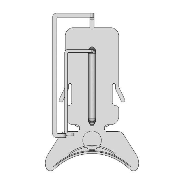 Medical Surgical Clamp Ltcs01 (Moldable) - Downloadable CAD Representation