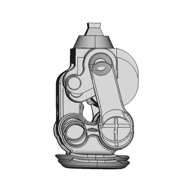 4-Linkage Prosthetic Knee Joint - Downloadable CAD Representation