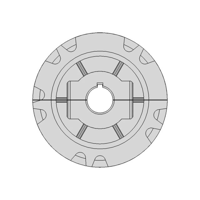 Split Drive Sprocket | High-Quality CAD Model