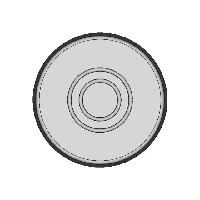 20Mm Healing Rubber Injection Cap - Standard Mechanical Component