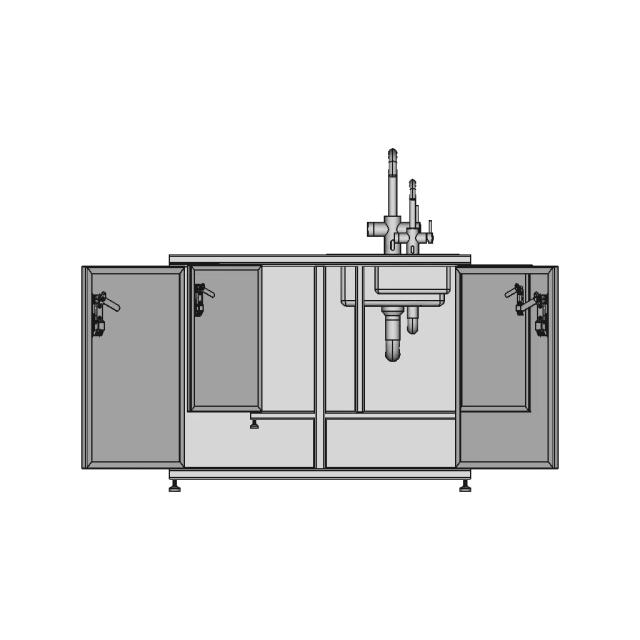 Wastafel Dentist - Downloadable CAD Representation