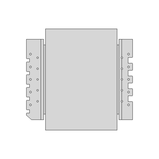 Pot4020V 5+5 Transformer - Downloadable CAD Representation