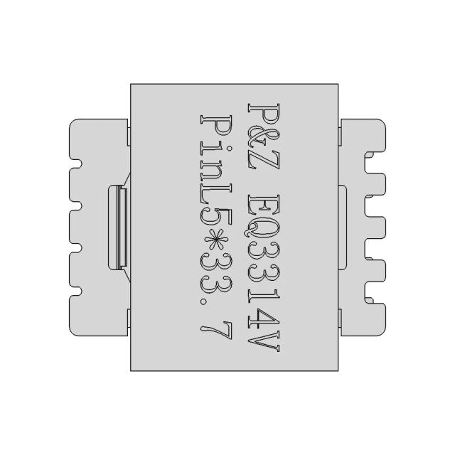 Pot3314V 5+5 Transformer | 3D Engineering Design File