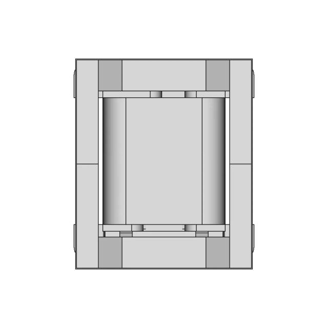 Evd15 4+4 Horizontal Transformer | High-Quality CAD Model