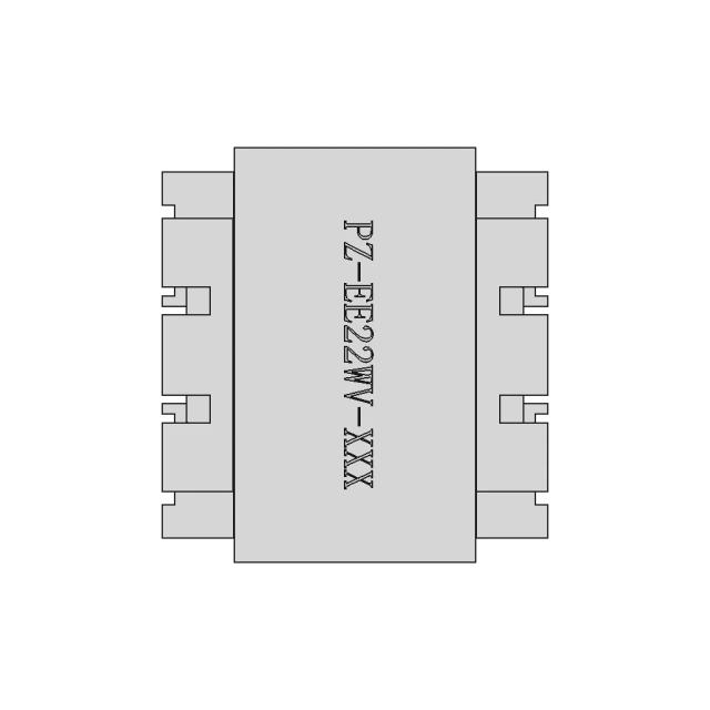 Ee22W Vertical Transformer 5+5 - Downloadable CAD Representation
