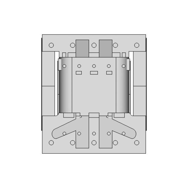 Ee16 Horizontal Transformer 5+5Pin - Downloadable CAD Representation