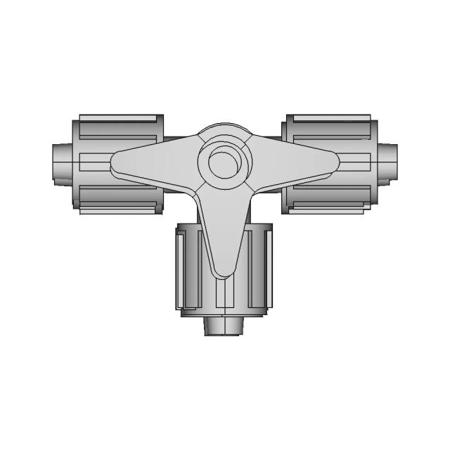 3-Port-Stopcock Valve (For Microfluidics) | 3D Engineering Design File