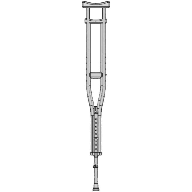 Axillary Crutch Model | 3D Engineering Design File