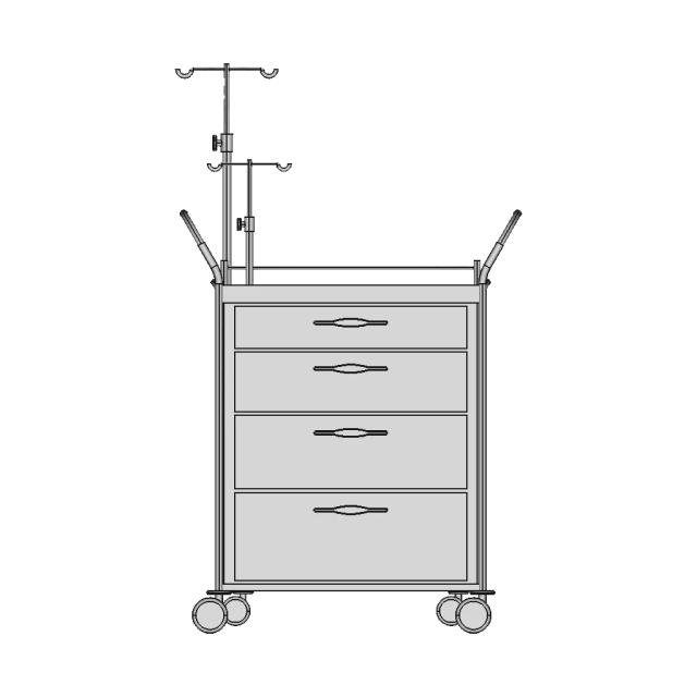 Emergency Trolley - Standard Mechanical Component