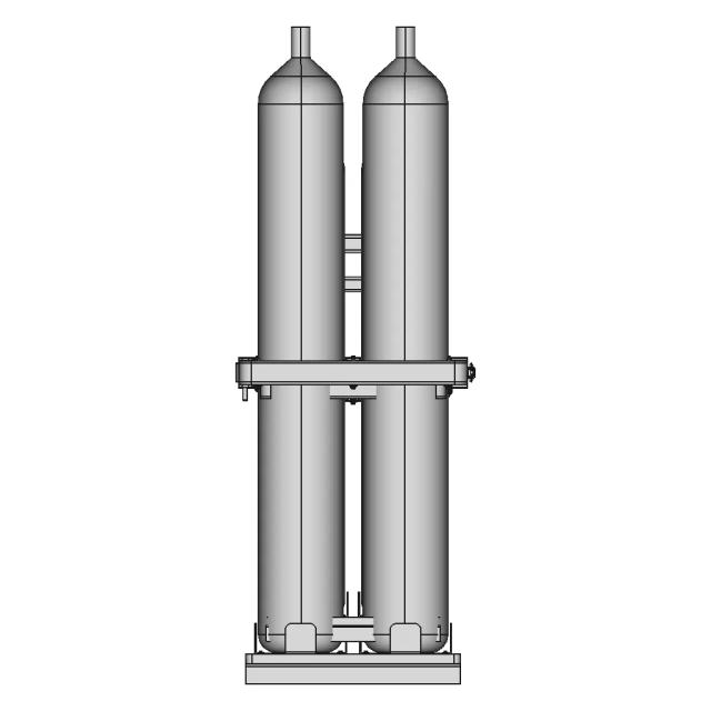 O2 Cylinder Holder | High-Quality CAD Model