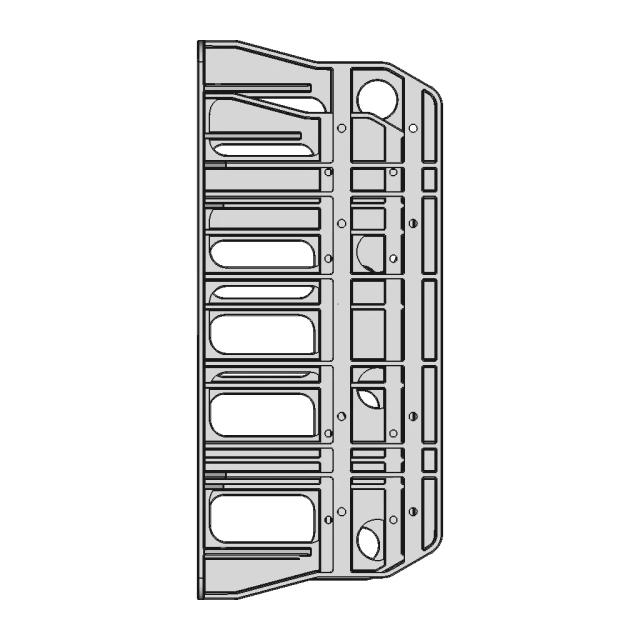 Support For Duplex Filter Cartridge Housings | High-Quality CAD Model