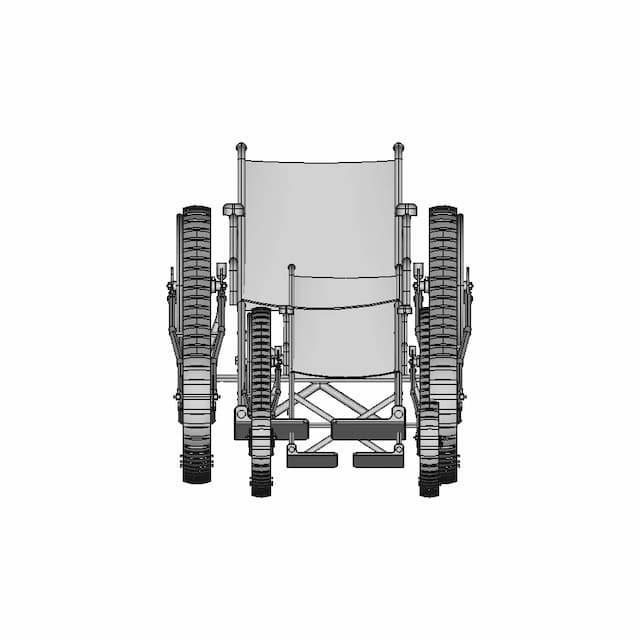 All-Terrain Tracked Wheelchair (Planetary Hub Gear Reduction) | 3D Engineering Design File