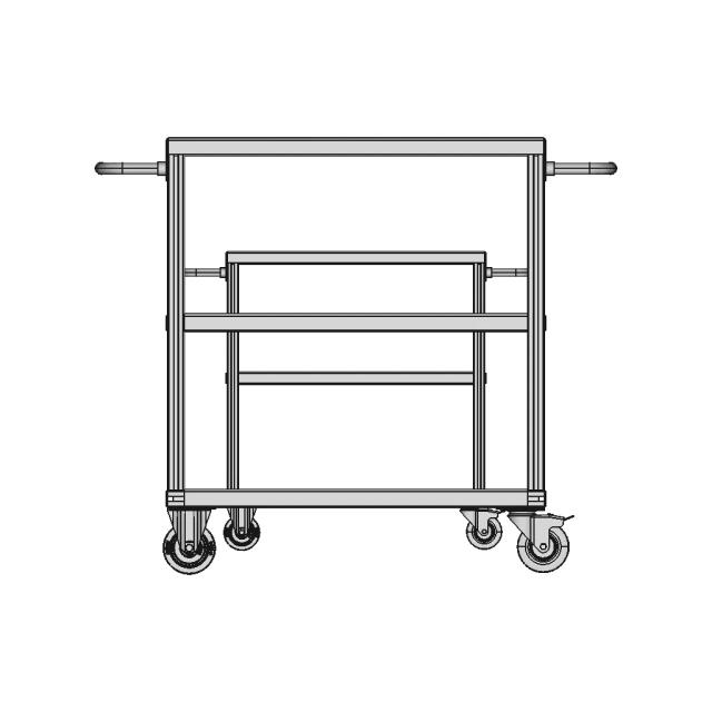 Equipment Shifting Trolley - Downloadable CAD Representation