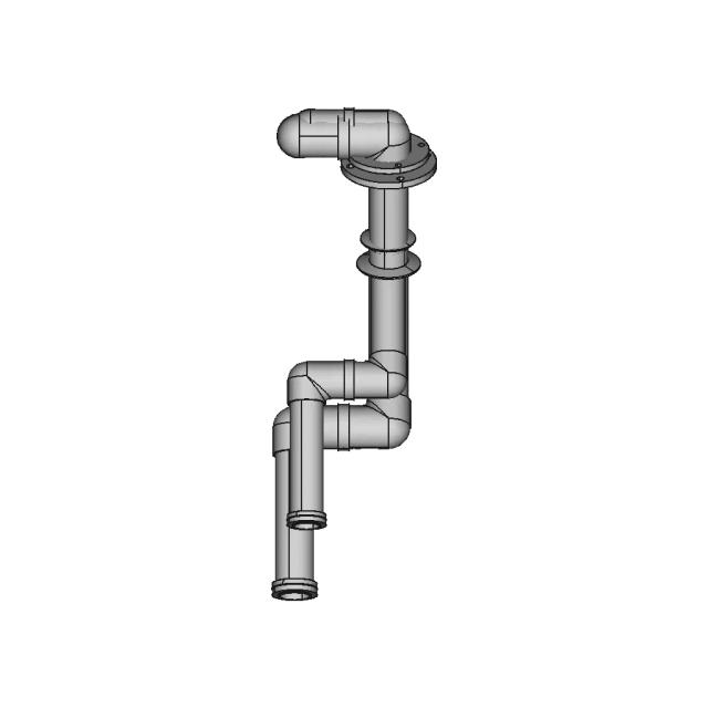 Local Suction Arm - Lokal Emiş Kolu - Downloadable CAD Representation