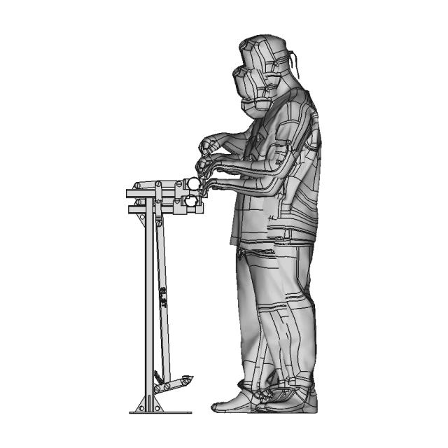 Sl_St Vise Foot Operated Demo | 3D Engineering Design File