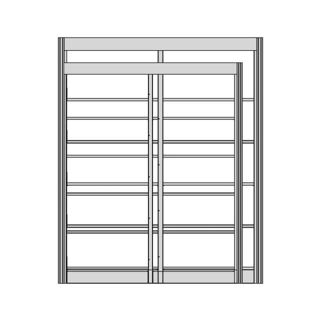 Library Book Self - Standard Mechanical Component