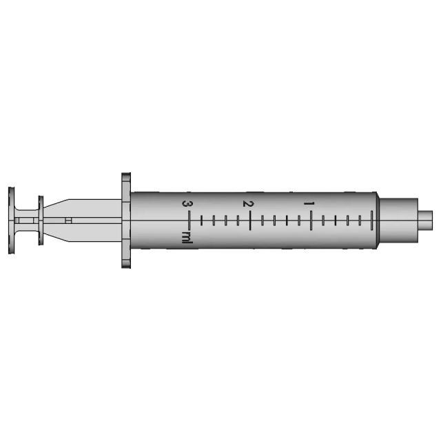 Syringe 3 Ml - Standard Mechanical Component