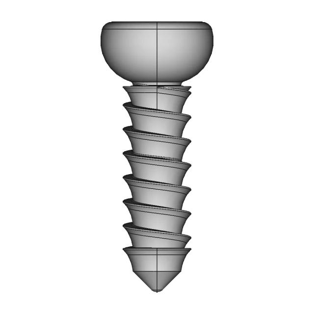 Ha Infant Medical Bone Screw | High-Quality CAD Model