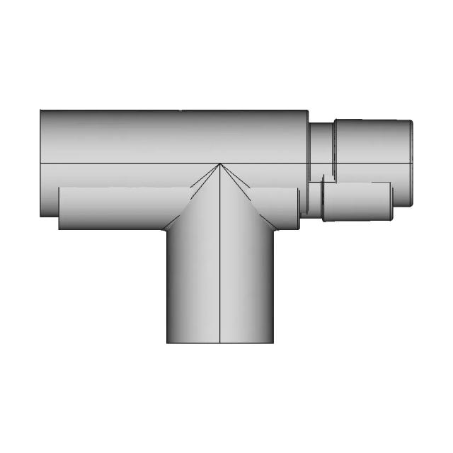 Anaesthetic Ventilation T Connector F22 - F22 - M22 According To Iso 5356-1:2015 - Standard Mechanical Component