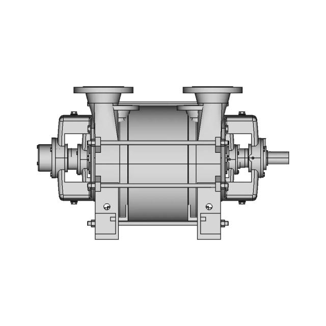 V Belt Vacuum Pump | High-Quality CAD Model
