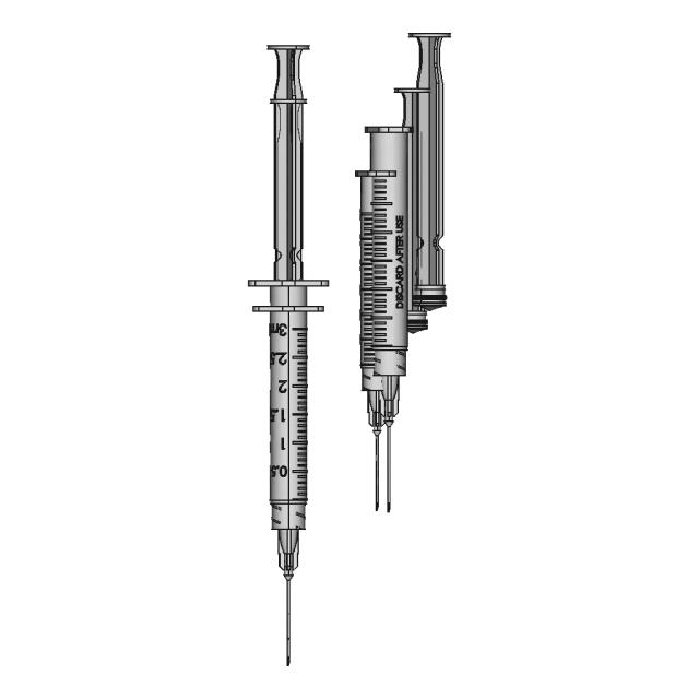 Syringe | 3Ml | 3D Engineering Design File
