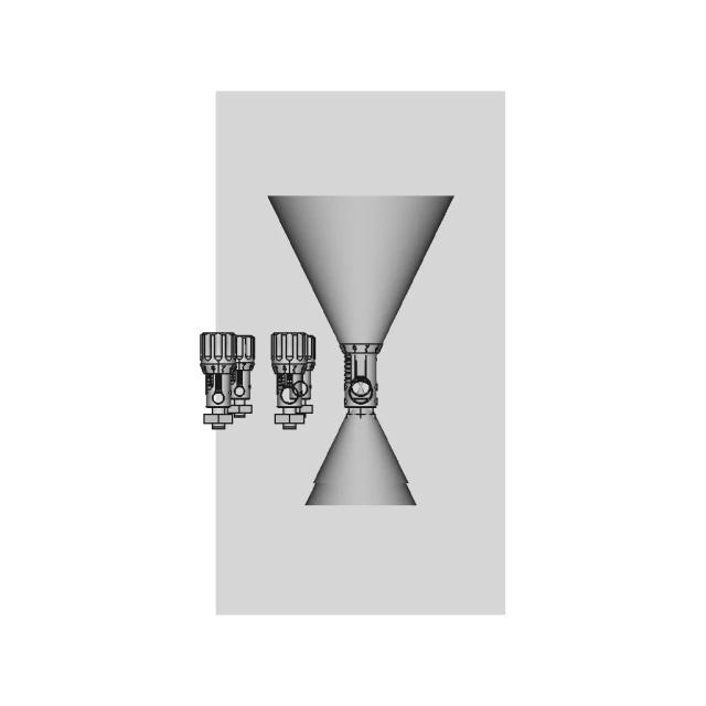 Безконтактний Клапан Регулювання Потоку | High-Quality CAD Model