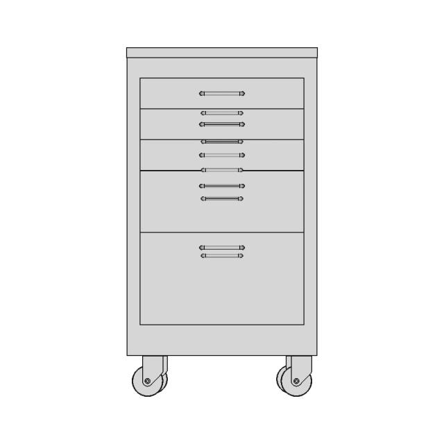 Mobile Cart - Downloadable CAD Representation