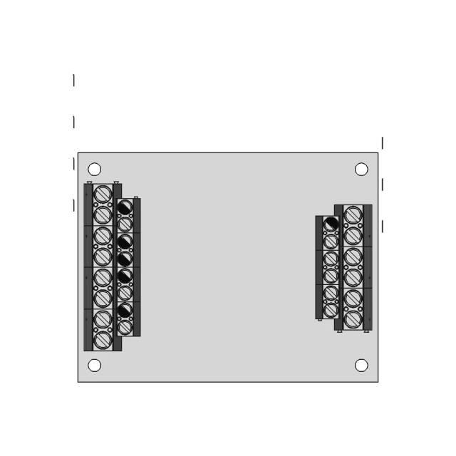 Optocoupler Pnp 4-Channel Module - Dst-1R4P-P - Downloadable CAD Representation